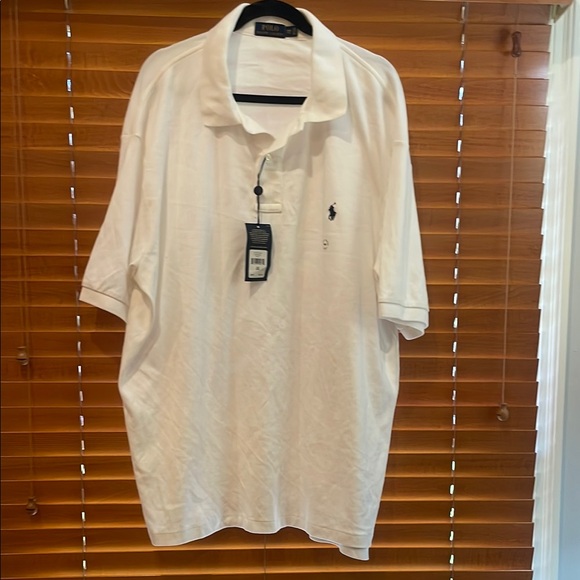 Polo Ralph Lauren Other - Polo by Ralph Lauren White Polo Shirt with Embroidered Logo 2XB (e)